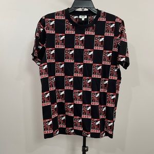 NWT Kenzo Unisex all over rice T shirt size S